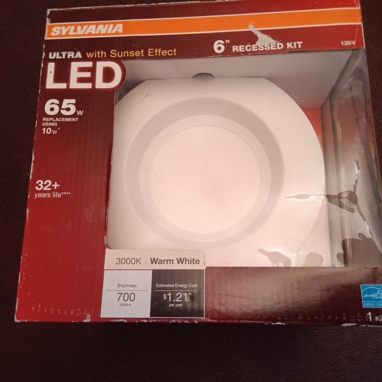6" Retrofit Led Recessed Light Kit