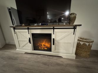 TV stand With Fireplace 