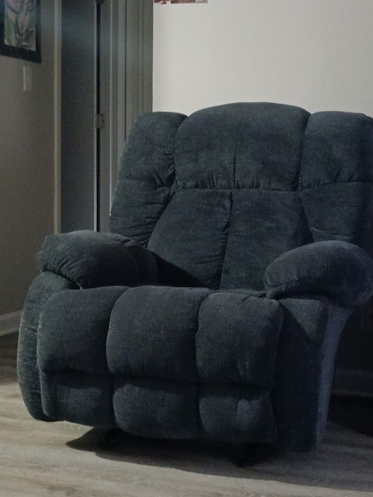 Recliner Couch (Navy Blue)