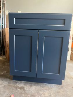 Unfinished bathroom cabinet