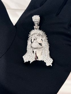 New Custom VVS Lab Diamond Jesus Pendant