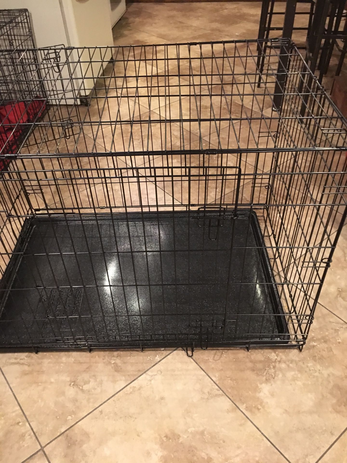 Dog kennel xxl dobles door like new