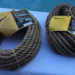 Rugpoint rag basket coiling 1 X 1/2”  And 1 X 3/8” - Each 50 feet -   2 Kits