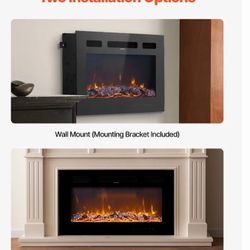 32” Fireplace Heater