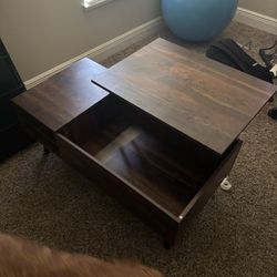 Coffee Table With Built In Storage 