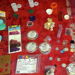 Sequins And Buttons For Crafting 