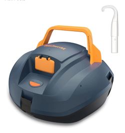 Planet Cordless Robotic Pool Vacuum with 100-120 Minutes Runtime, Powerful Suction, Auto-Parking, Robotic Pool Cleaner for for Above Ground Pool and F