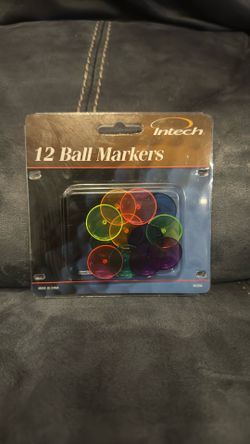 New Intech 12 Golf Ball Markers