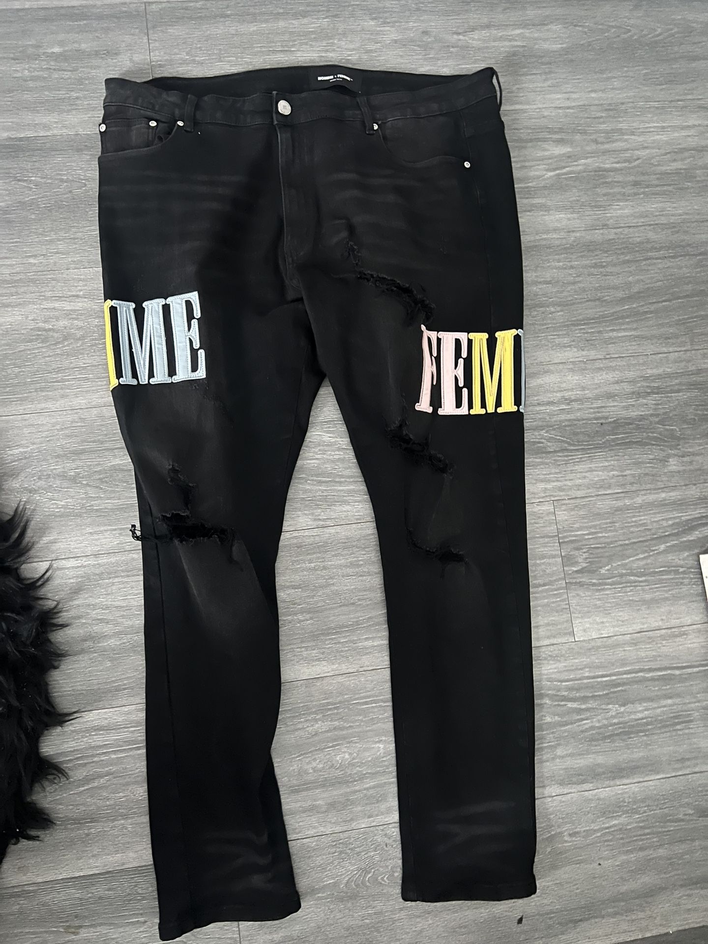Homme Femme Jeans