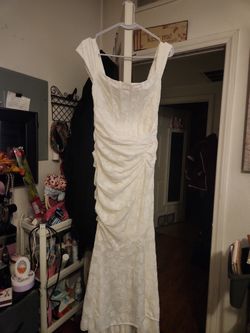 Ivory Dress Top Corset Style