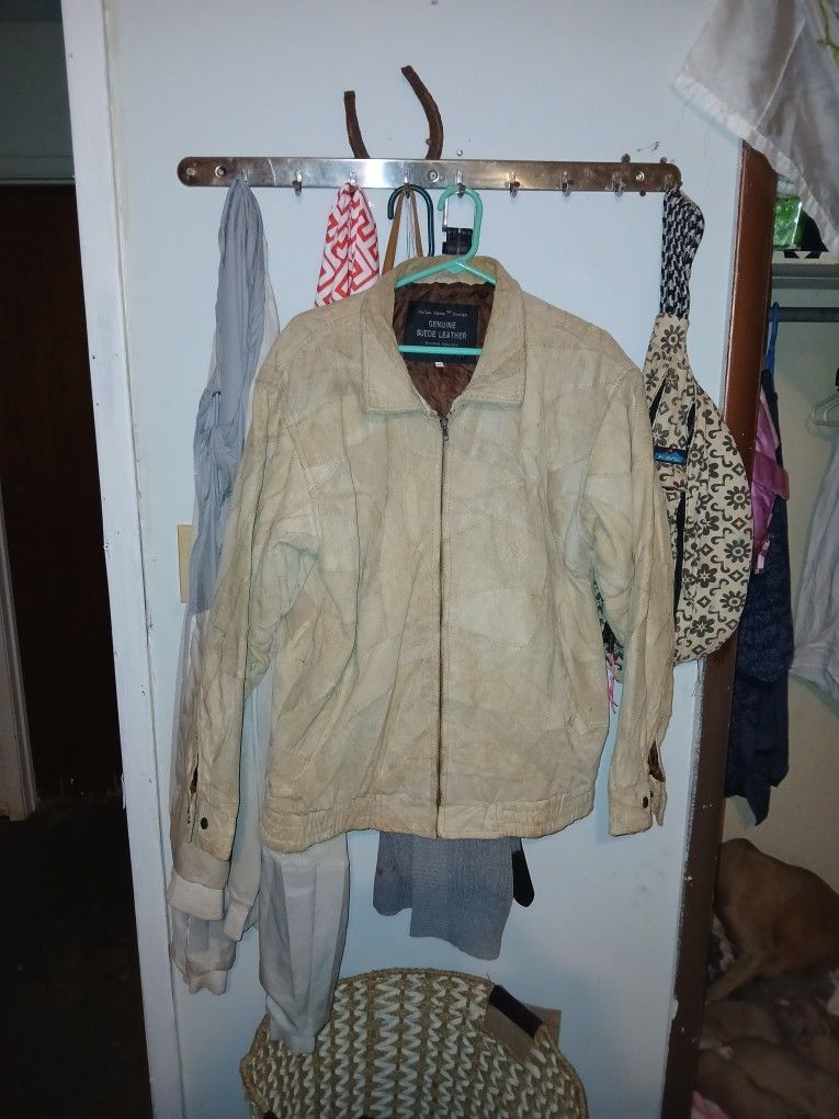 Leather Jacket Medium Size