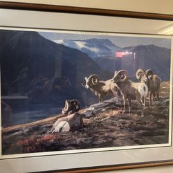   Ken Carlson Signed & Numbered Wildlife Print – “Above the Pass” (67/350)