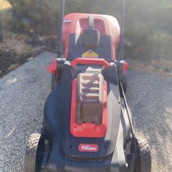 Hyper Tough 40V Lawn mower With Both Batteries And Two Chargers 