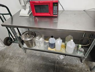 Stainless steel table 24 X 60