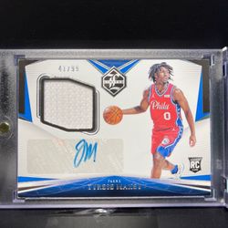 2020-21 Chronicles Limited Rookie Jersey Auto Tyrese Maxey #LR-TYM /99 RPA RC