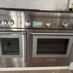 Thermador Pro Harmony-48 Inch Wide 4.6 Cu. Ft. Slide In Gas Range with 6 Burners and Griddle