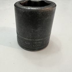 Snap-On 22MM 1/2" Shallow Impact Socket IMM220 U.S.A