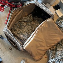 Military Bag Full Of Uniforms