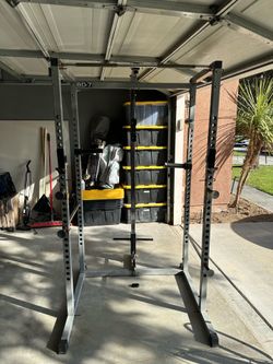 Weight Rack w/ Cable attachment