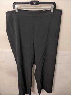 Catherines size 2XWP Petite Gray Women's Slacks