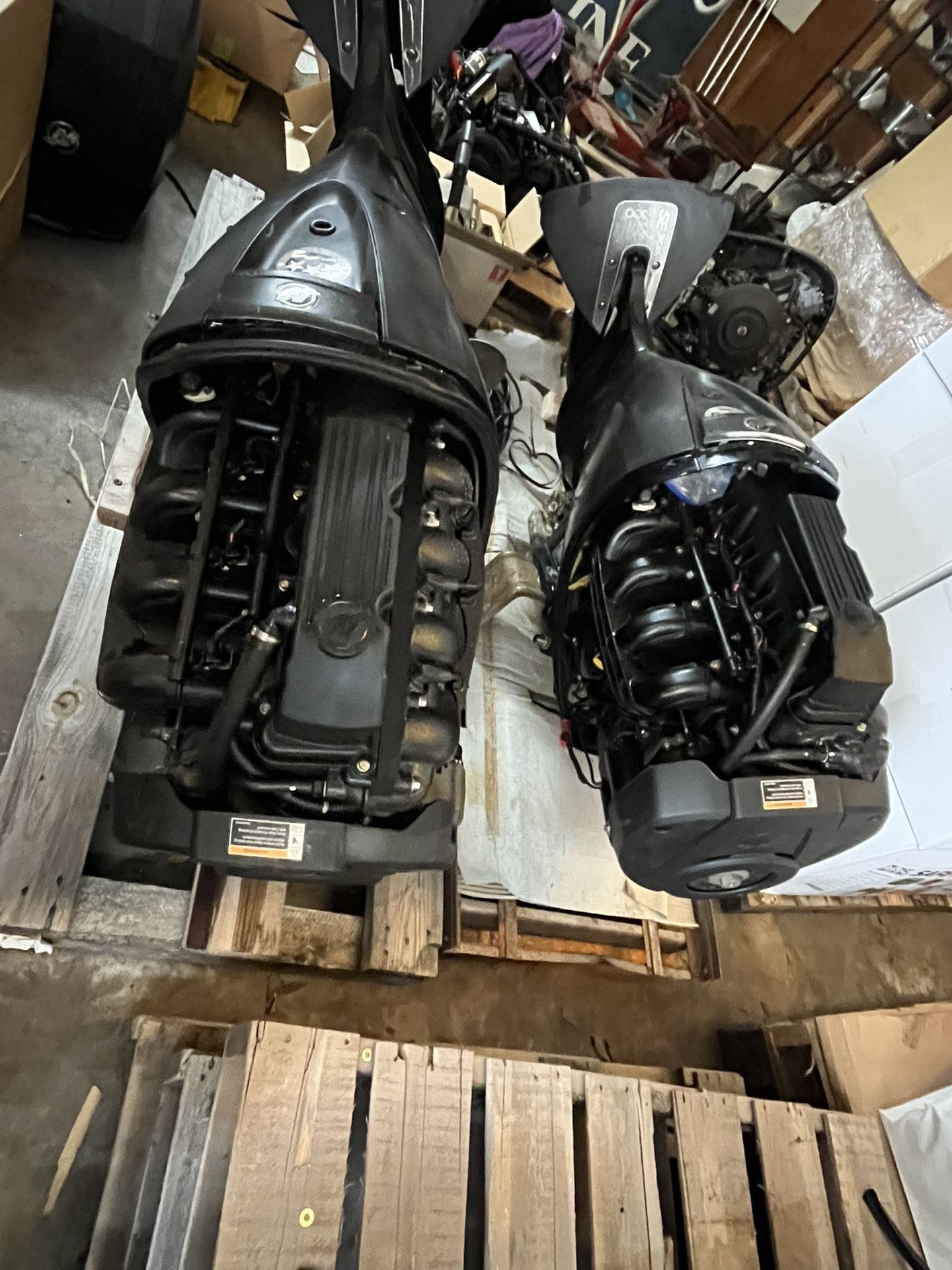 Twin 150 Outboards With Props And Hardware