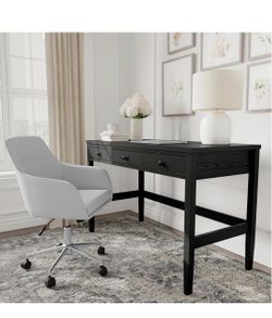 Black Wood Desk