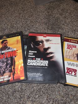 Lot of 3 DVDs – Denzel Washington & Whoopi Goldberg