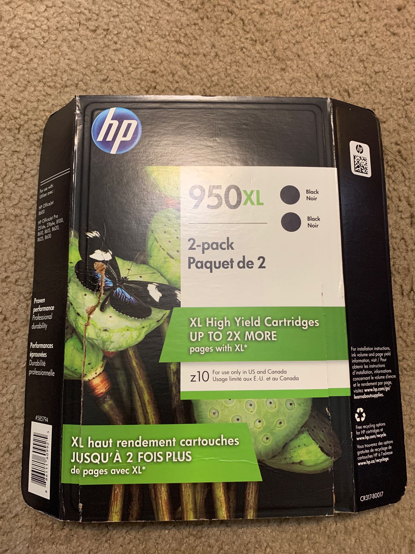 HP 950 XL black cartridge