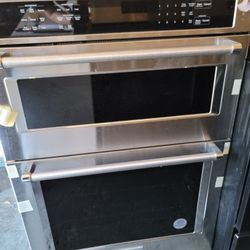 New KitchenAid 30" Wide Stainless Steel Microwave Oven Combo 