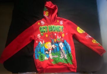 Richie Rich 'Get Money' Red Graphic Hoodie