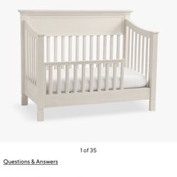 Larkin 4-in-1 Toddler Bed Conversion Kit - White