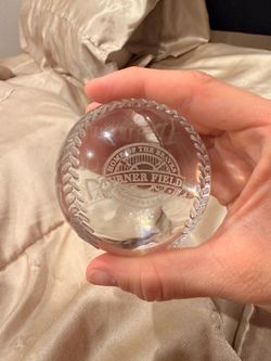 Tiffany & Co. Crystal Baseball Turner Field Inaugural Season 1997