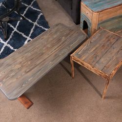 Coffee table, and end table, who