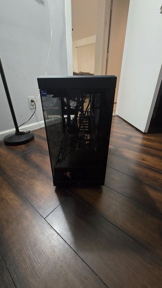 Pc Case With Liquid Cooler And Fans Case Only