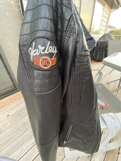 Genuine Leather Harley Motorcycle Jacket