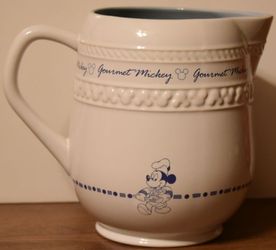 Disney Gourmet Mickey Mouse Ceramic Pitcher