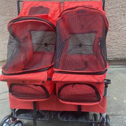 Pet Double Stroller 