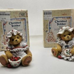 New 2 Cherished Teddies 1995 Berry Friend  Bear Limited Figurine TARA JENNA



Mint condition, kept in the box, box has some spots/writing



156310 T