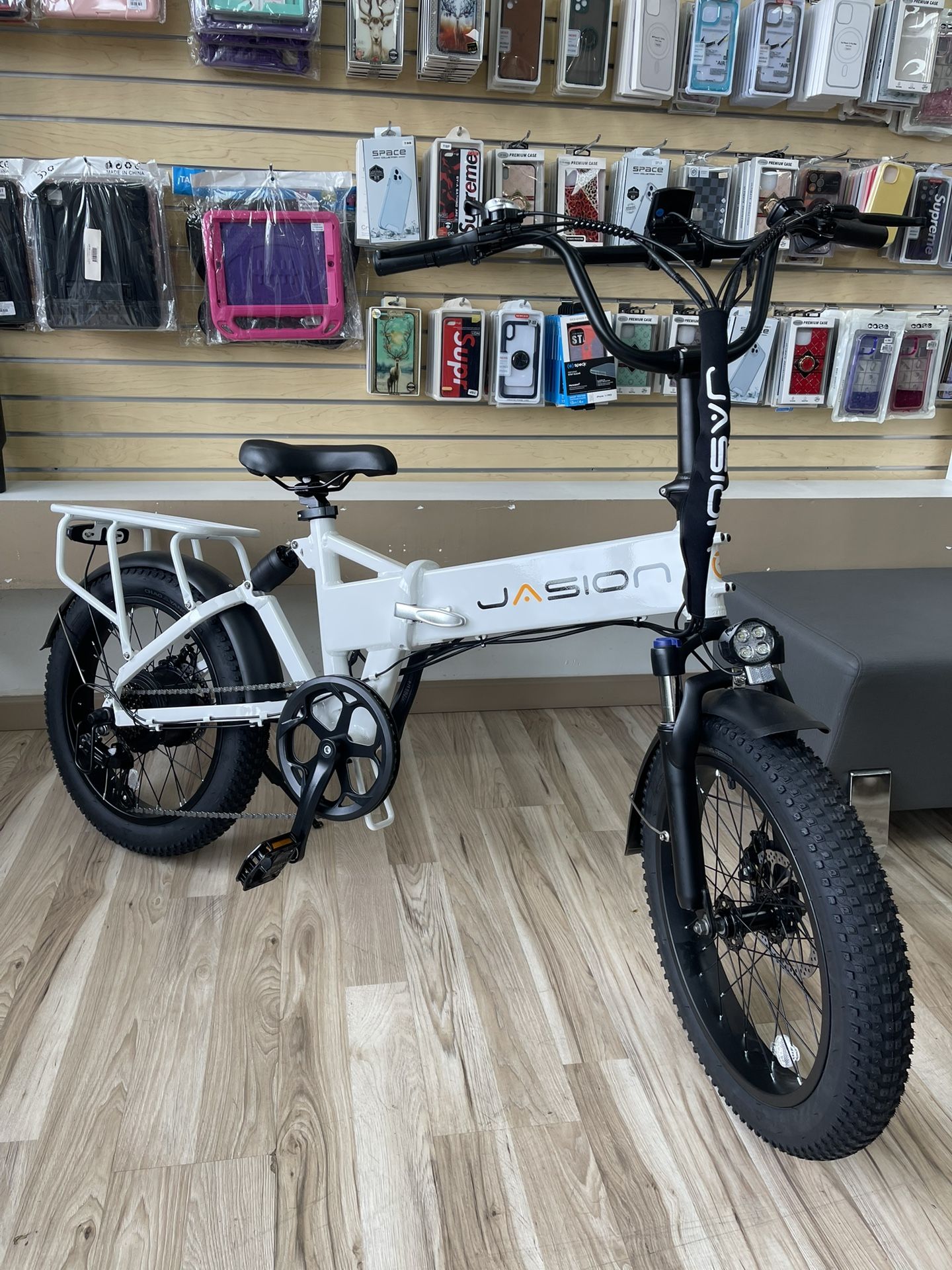 Jasion Foldable High Speed 32MpH Electric Bike Long Range Ebike Own It With Easy Financing Options $10 To $100 Down To Take It! No Credit Required! 