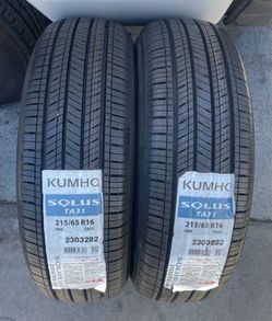 2 NEW KUMHO 215/65/16 TIRES $195 CASH ✅ FREE INSTALL ✅