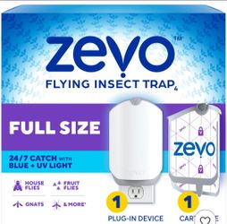 Zevo Indoor Flying Insect Trap for Fruit flies, Gnats, and House Flies