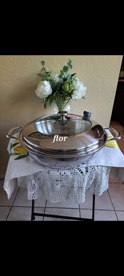 CACEROLA DE 8 QT DE ACERO INOXIDABLE 5-PLY VIDA SANA PRINCESS HOUSE 🌷🌹