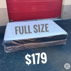 NEW Mattress Full Size With Box Spring // Offer  🚚