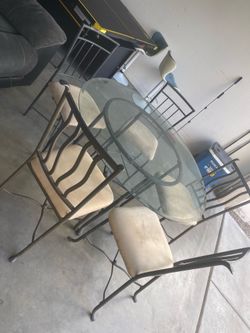 Glass table