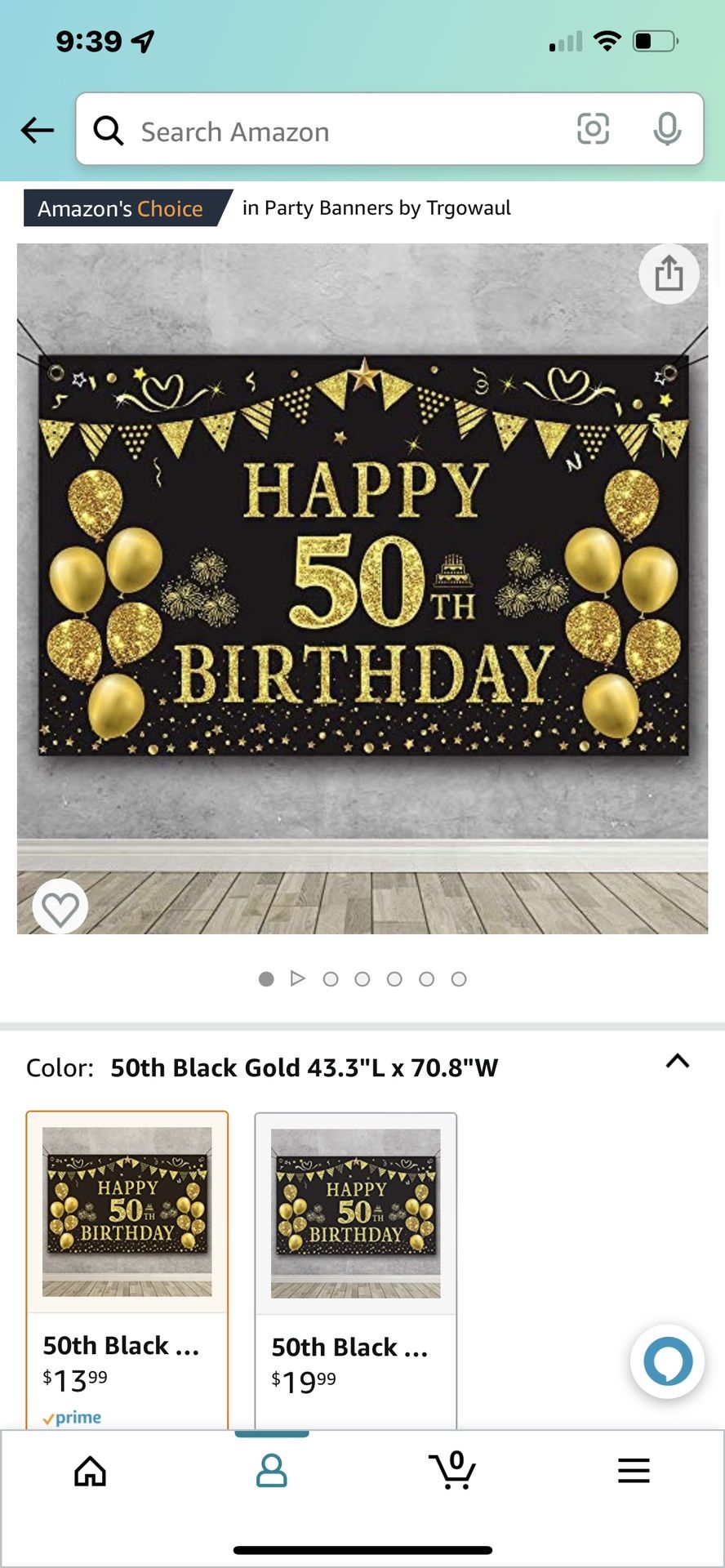 50th Birthday Decor