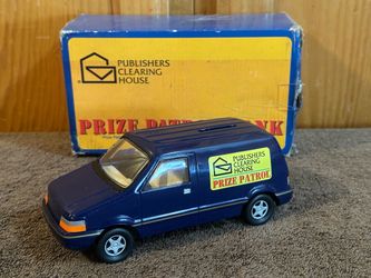 Vintage 1997 Publishers Clearing House Prize Patrol Van Bank with Box