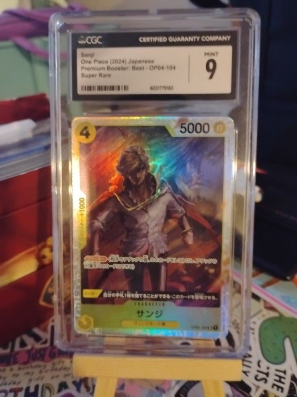 2024 One Piece CCG Sanji Japanese Premium Booster OP04-104 Super Rare