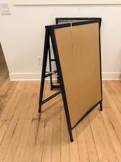 3 Sandwich Board Signs 