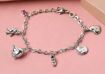 Niassa Ruby Charm Bracelet