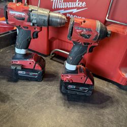 Milwakee Fuel Drill Impact Combo